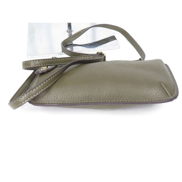 Joy Susan Mini Crossbody Wristlet Clutch Vegan Leather Boho Green - Picture 7 of 9
